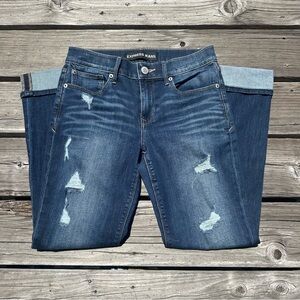 Express Cropped Skinny Jeans Size 4